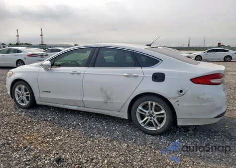2018 Ford Fusion Se Hybrid из США, поврежденный, VIN 3FA6P0LU0JR163548
